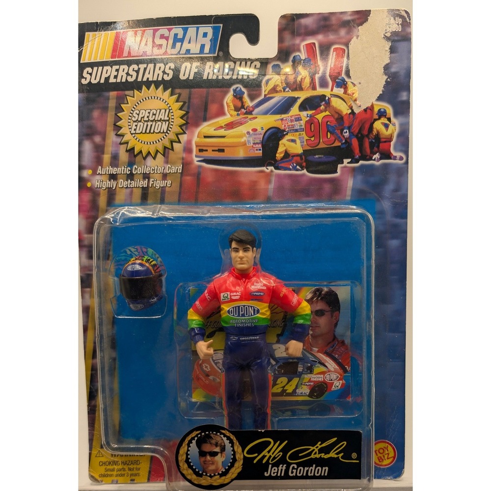 Toy Biz Action Figure Jeff Gordon 5" Multi NASCAR Superstars of Racing
